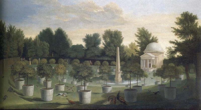 Peter Andreas Rysbrack View of thte Orange Tree Garden